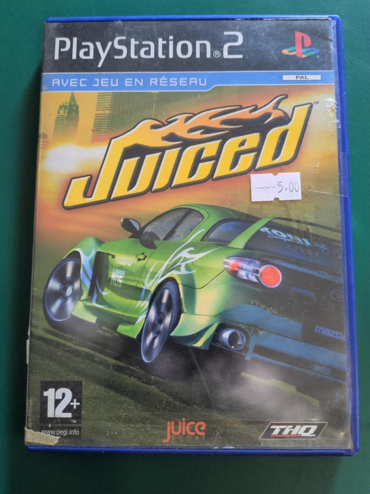 Juiced jeu PS2 PAL - face avant