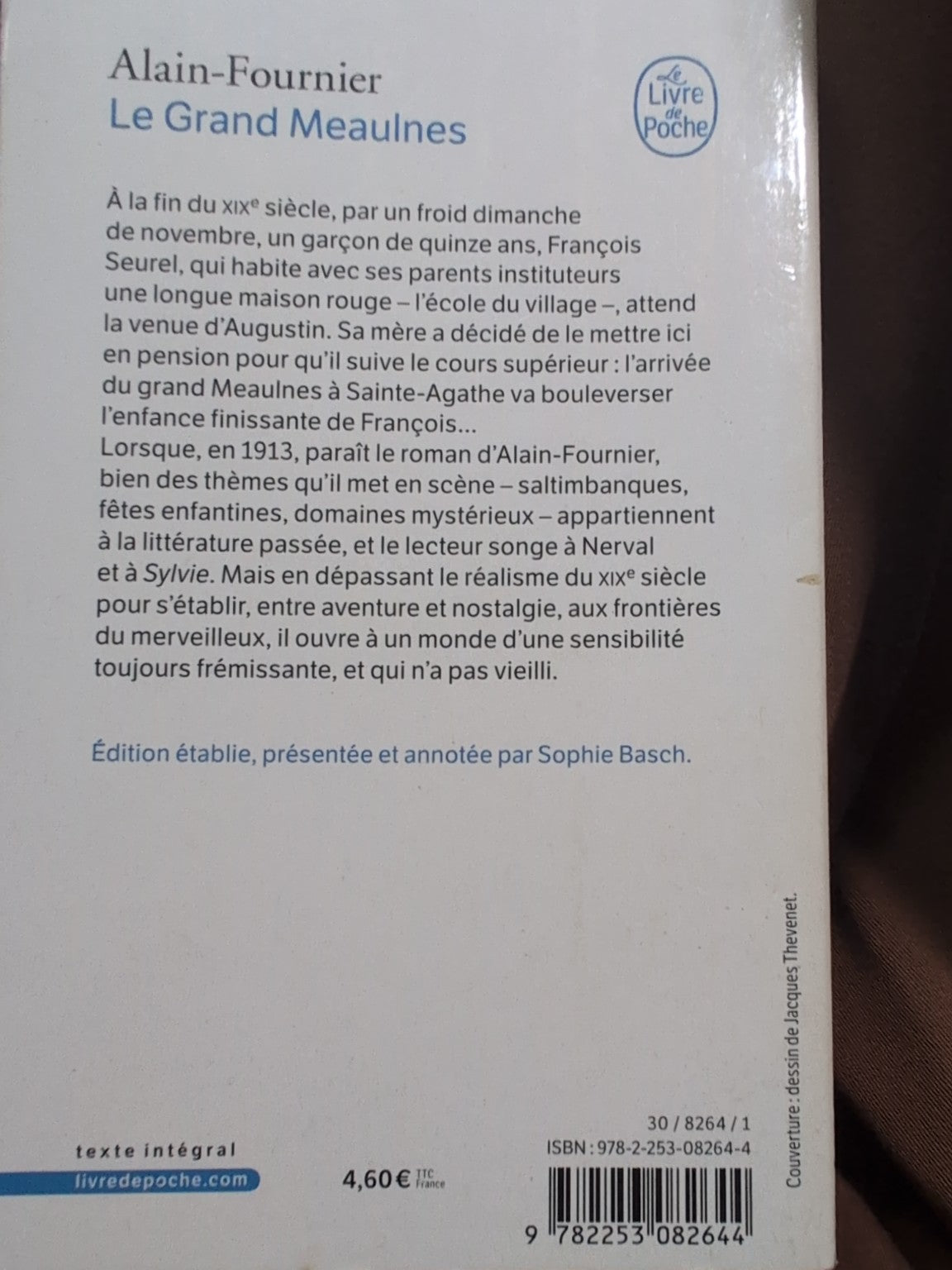 Quatrième de couverture du livre Le Grand Meaulnes d'Alain-Fournier - ISBN 9782253082644