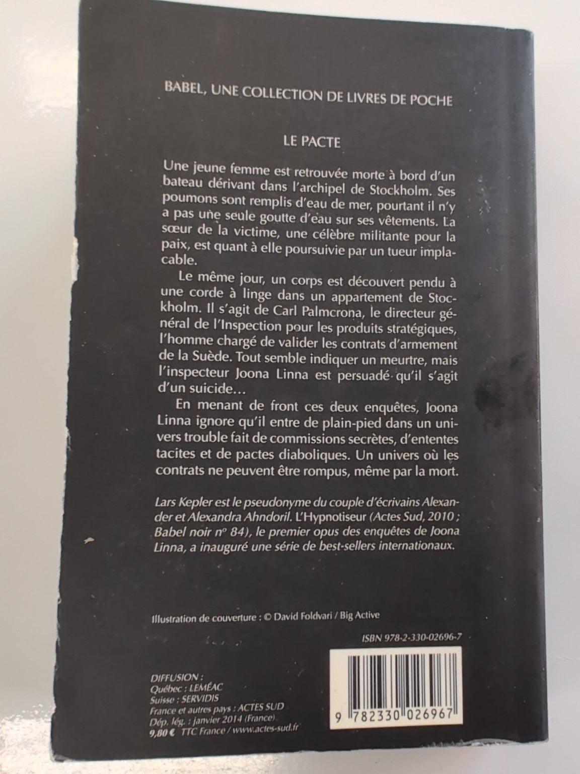 Le Pacte – Lars Kepler – quatrième de couverture