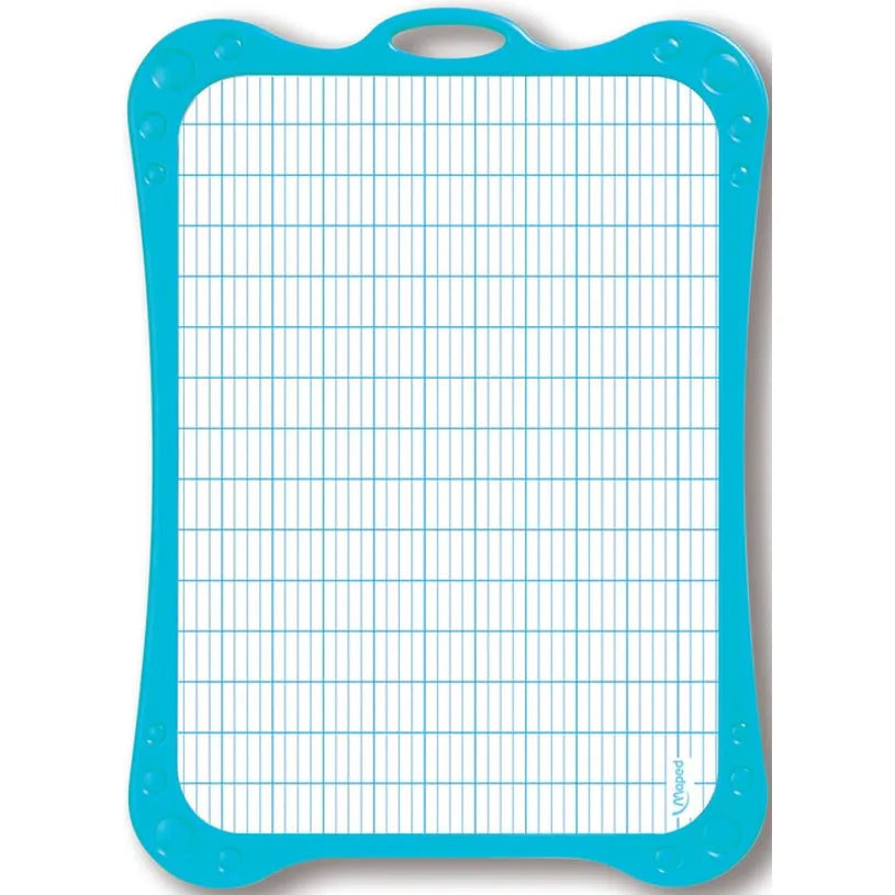 Maped ardoise blanche grands carreaux face quadrillée
