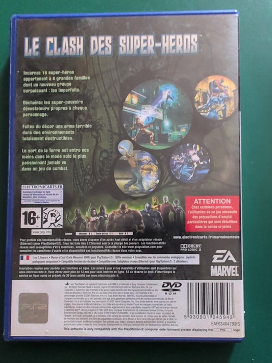 Marvel Nemesis L'Avènement des Imparfaits - PS2 PAL - dos