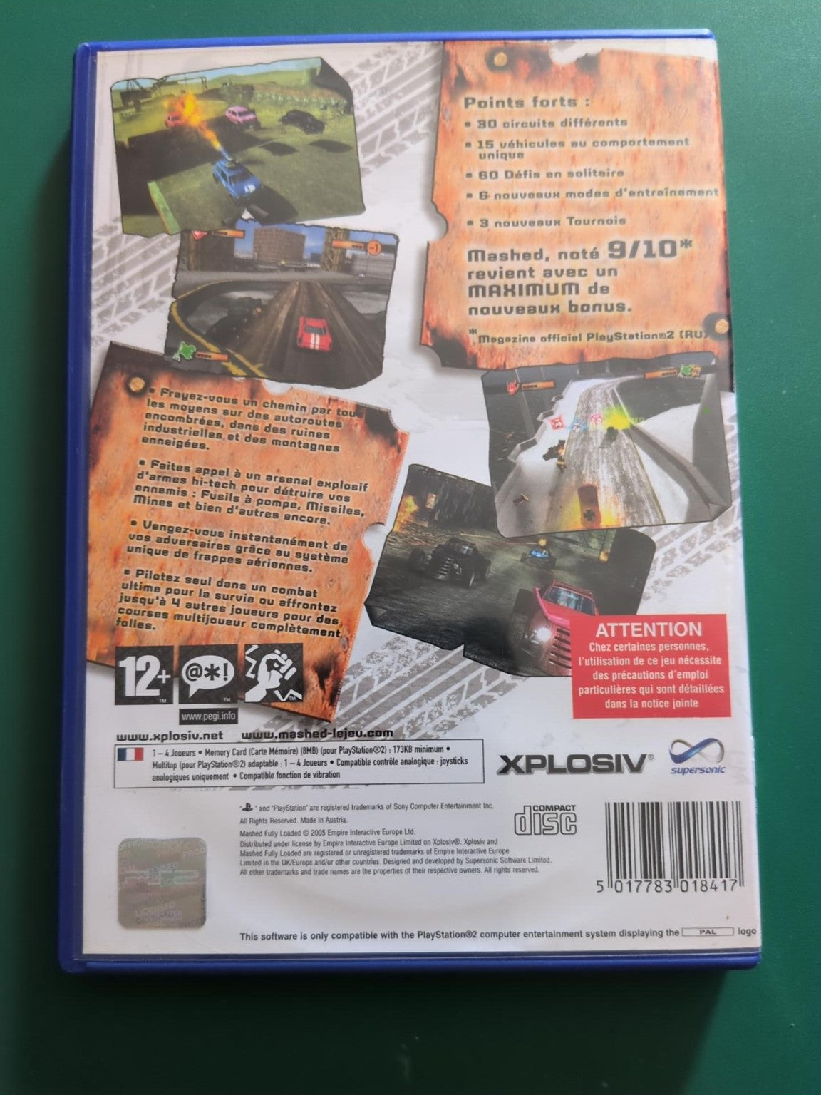 Mashed Fully Loaded - PlayStation 2 PAL - dos