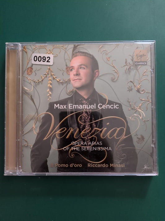 Max Emanuel Cencic – Venezia, Opera Arias of the Serenissima – CD Virgin Classics, face avant