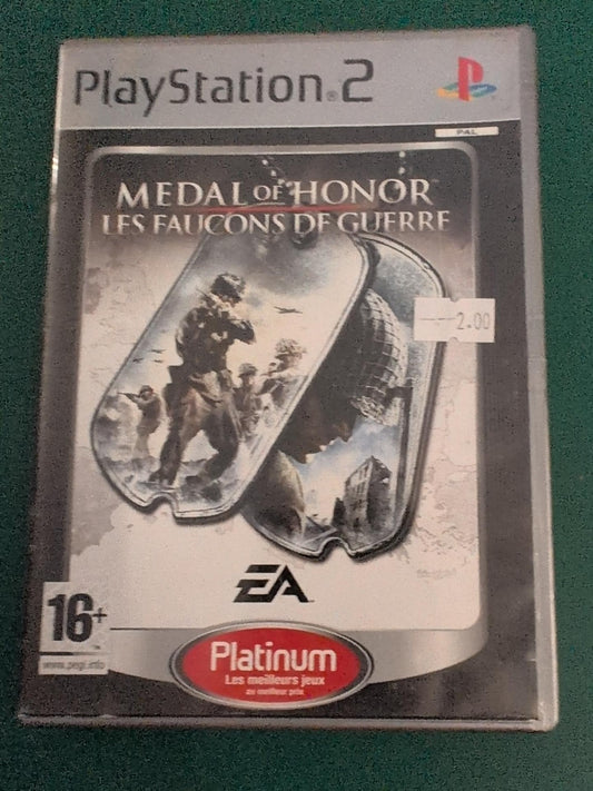 Medal of Honor Les Faucons de Guerre PS2 Platinum - face avant