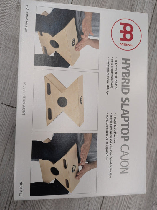 Meinl Hybrid Slaptop Cajon HTOPCAJ3NT – emballage face avant