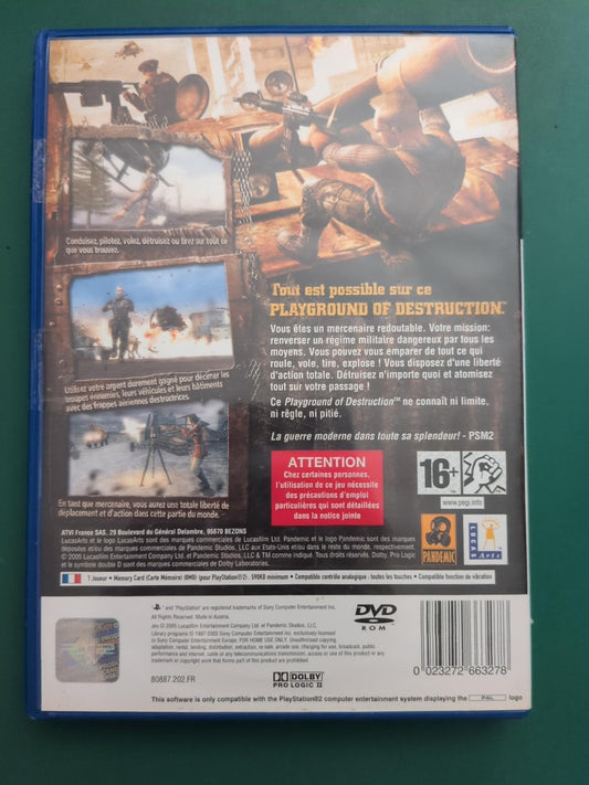 Mercenaries Playground of Destruction PS2 PAL - dos