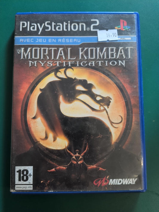 Mortal Kombat Mystification PS2 PAL - face avant