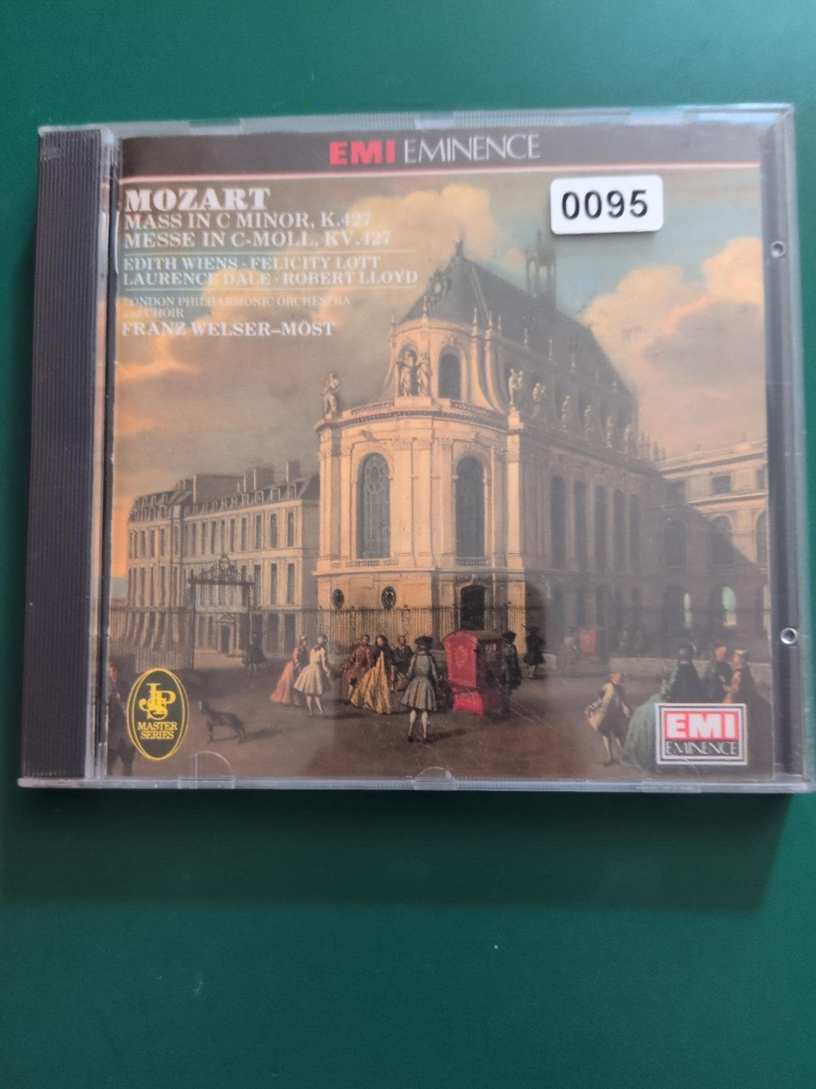Mozart – Messe en ut mineur K. 427 – CD EMI Eminence, face avant