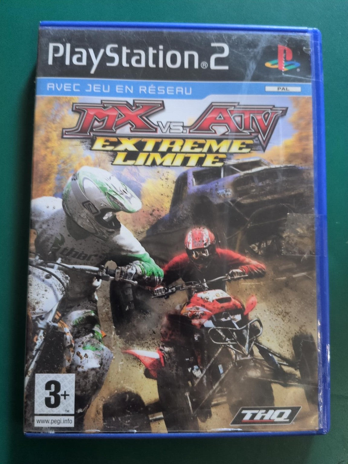 MX vs ATV Extreme Limite PS2 PAL - face avant