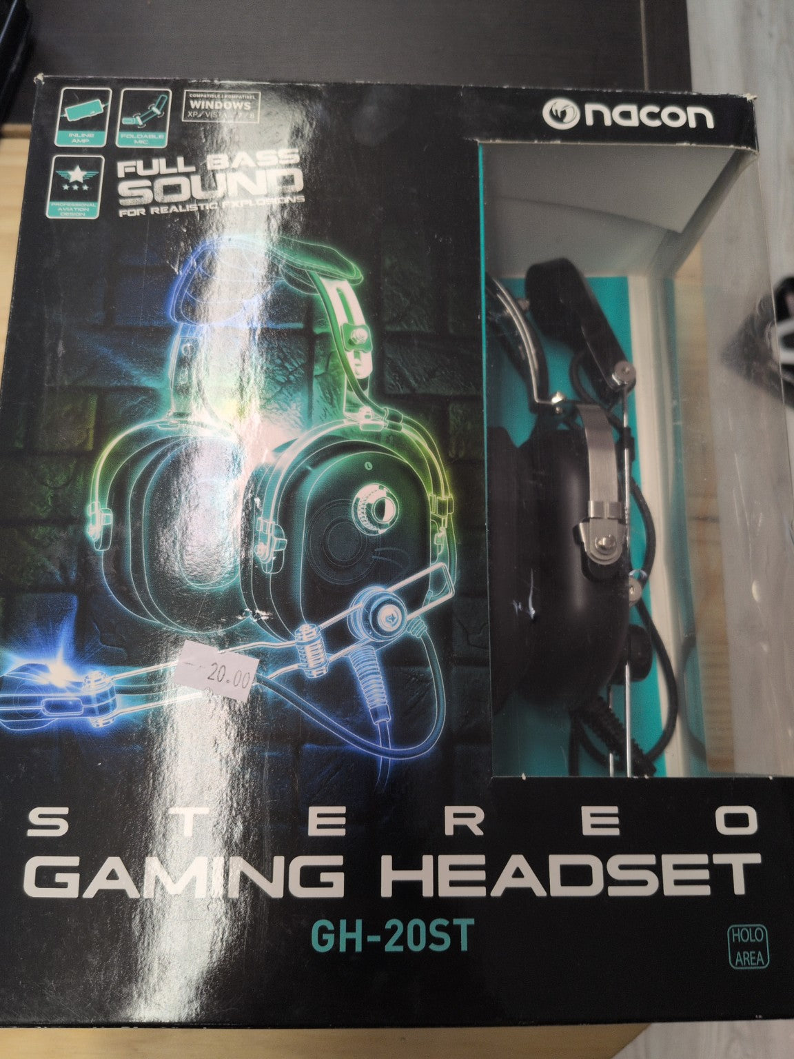 Nacon GH-20ST casque gaming stereo - face avant
