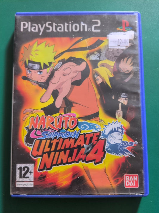 Naruto Shippuden Ultimate Ninja 4 - PlayStation 2 PAL - face avant
