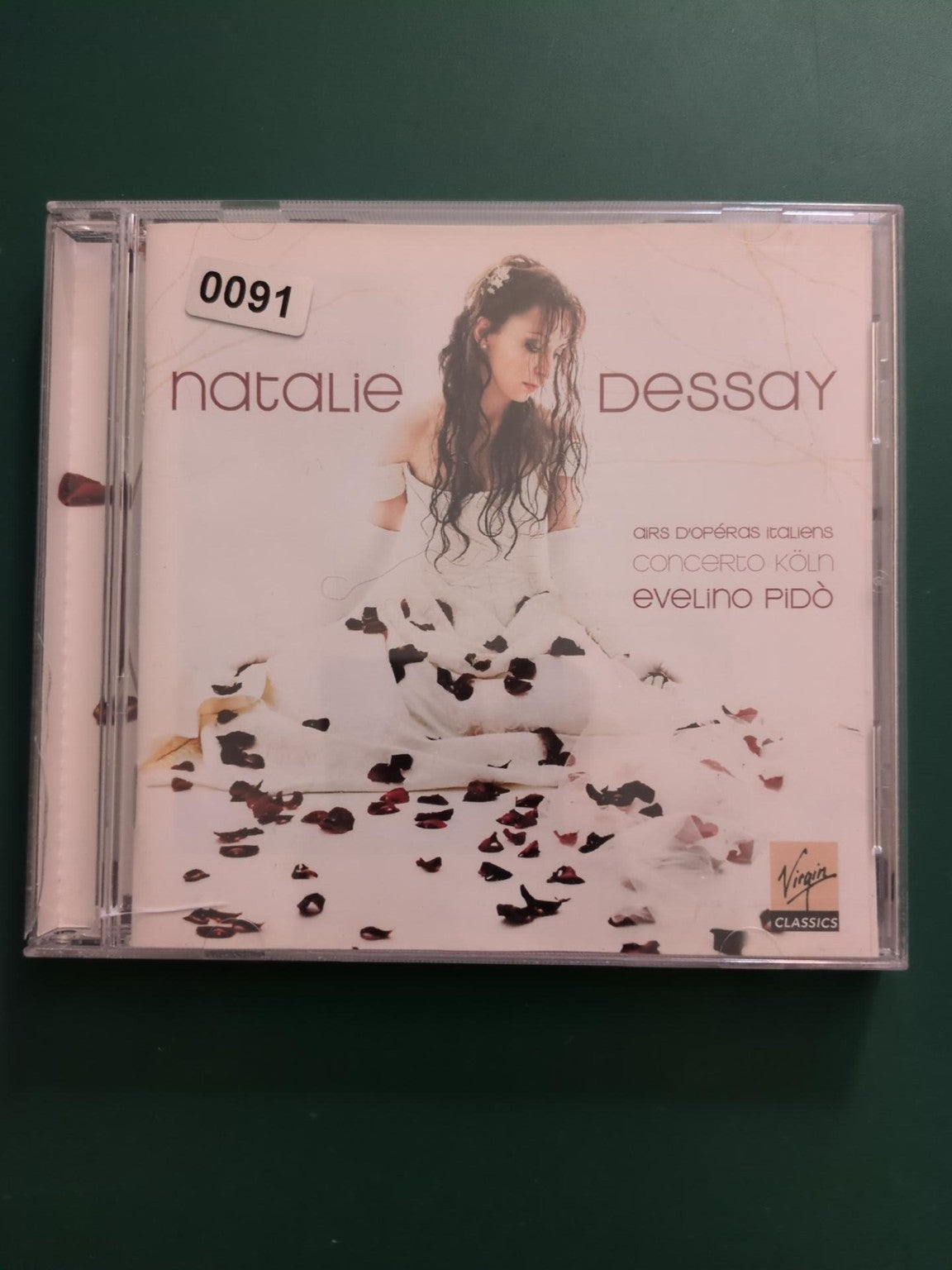 Natalie Dessay – Airs d'opéras italiens – CD Virgin Classics, face avant
