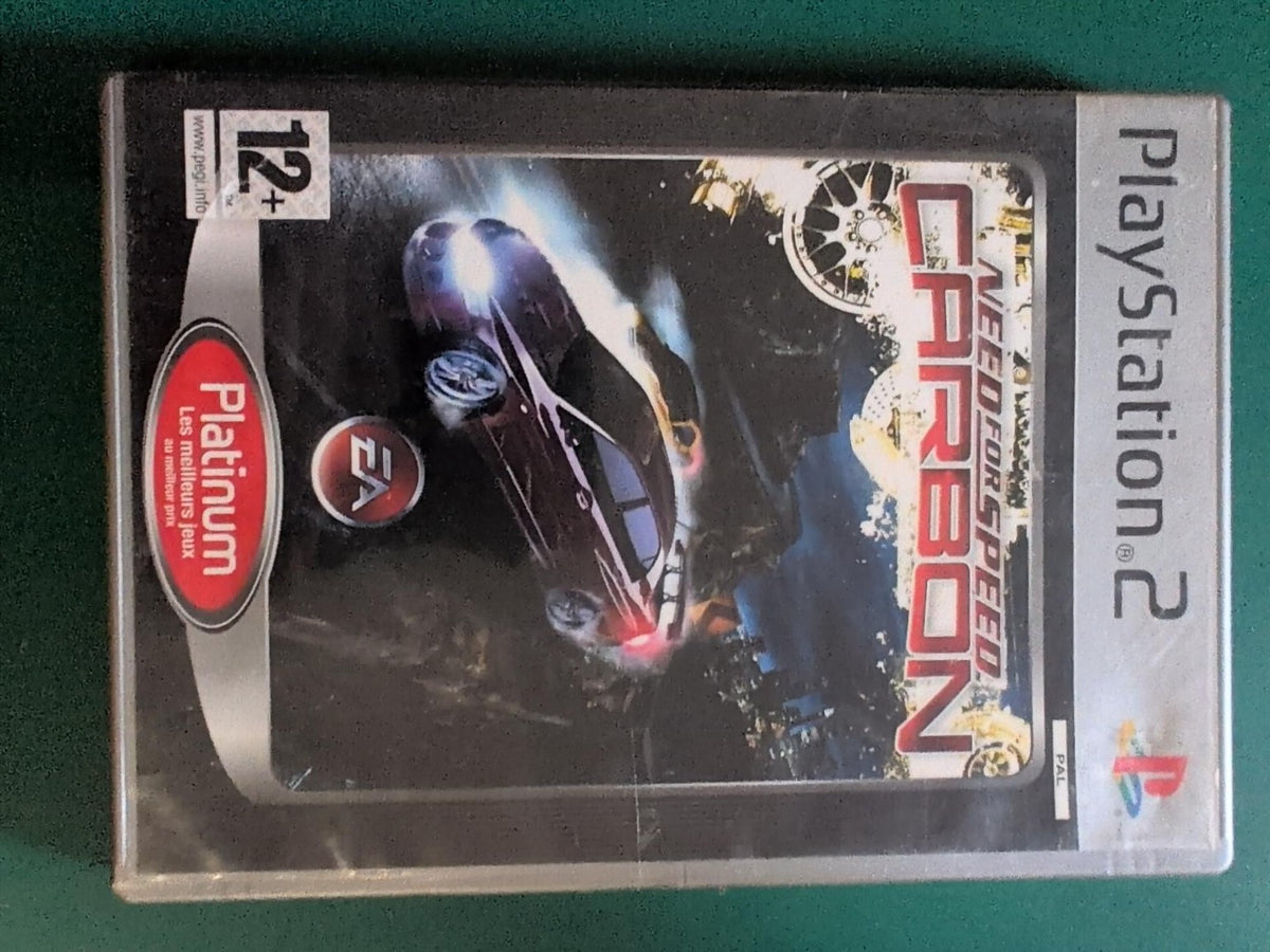 Need for Speed Carbon PS2 Platinum PAL - face avant