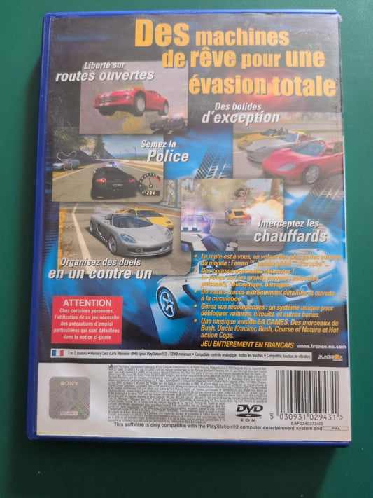 Need for Speed Poursuite Infernale 2 - PlayStation 2 PAL - dos