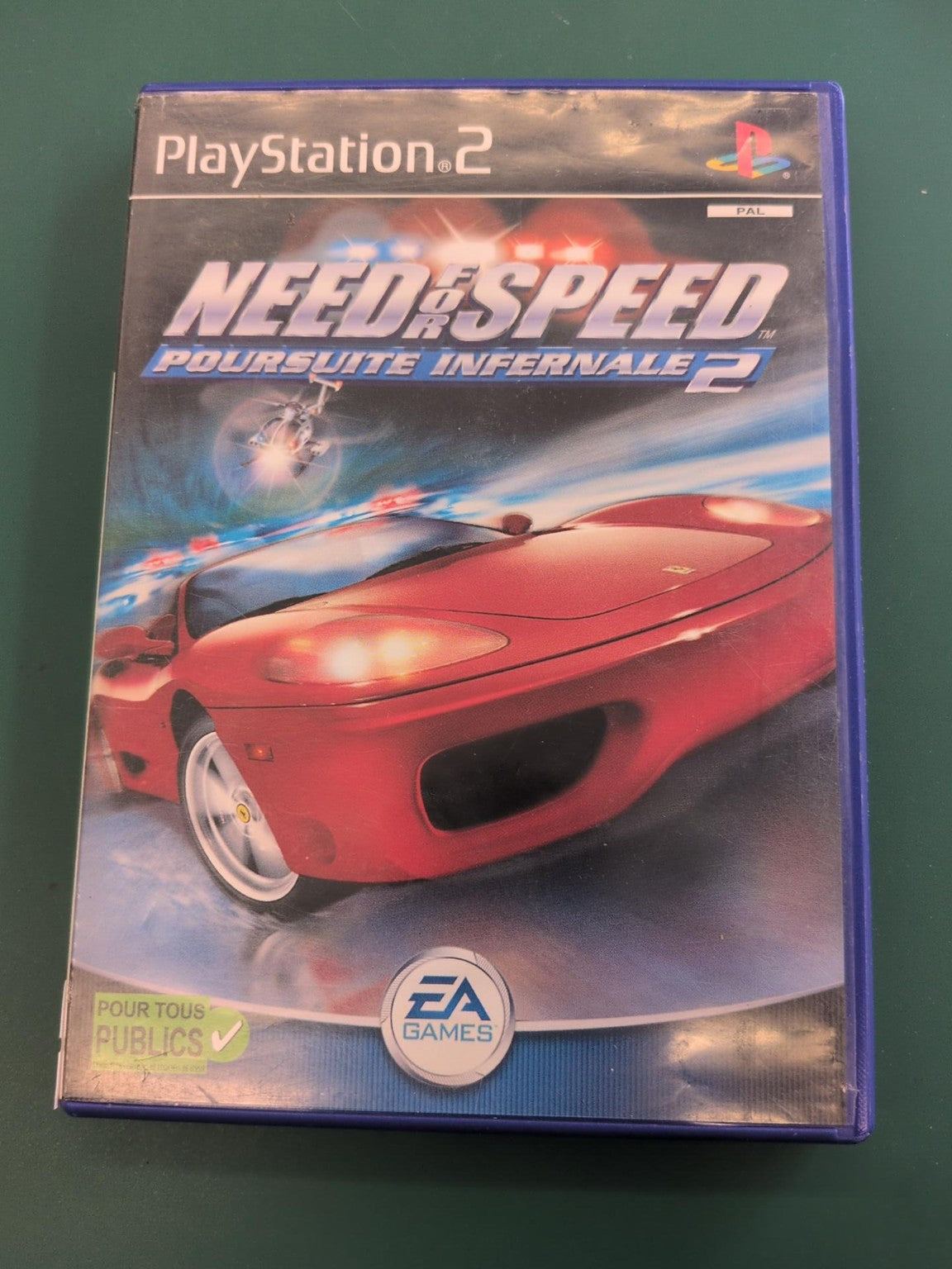 Need for Speed Poursuite Infernale 2 sur PlayStation 2 - face avant