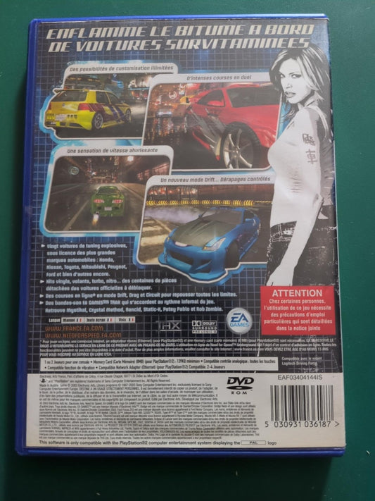 Need for Speed Underground - PlayStation 2 PAL - dos