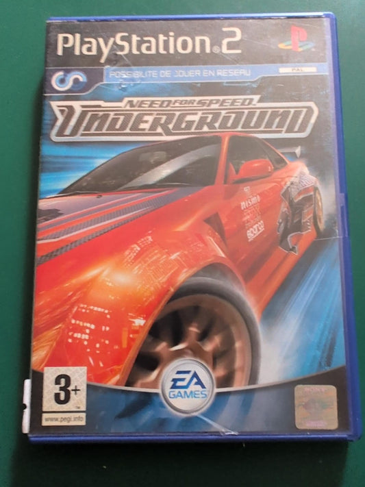 Need for Speed Underground - PlayStation 2 PAL - face avant