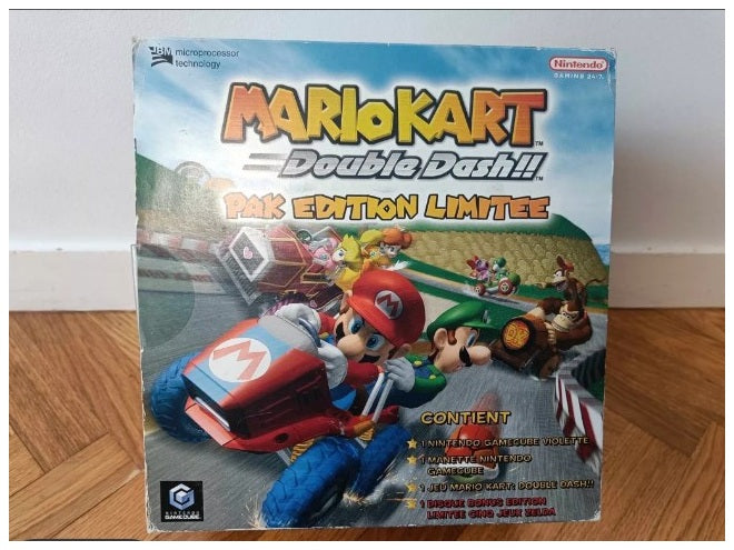 Face avant du pack Nintendo GameCube Mario Kart Double Dash édition limitée PAL