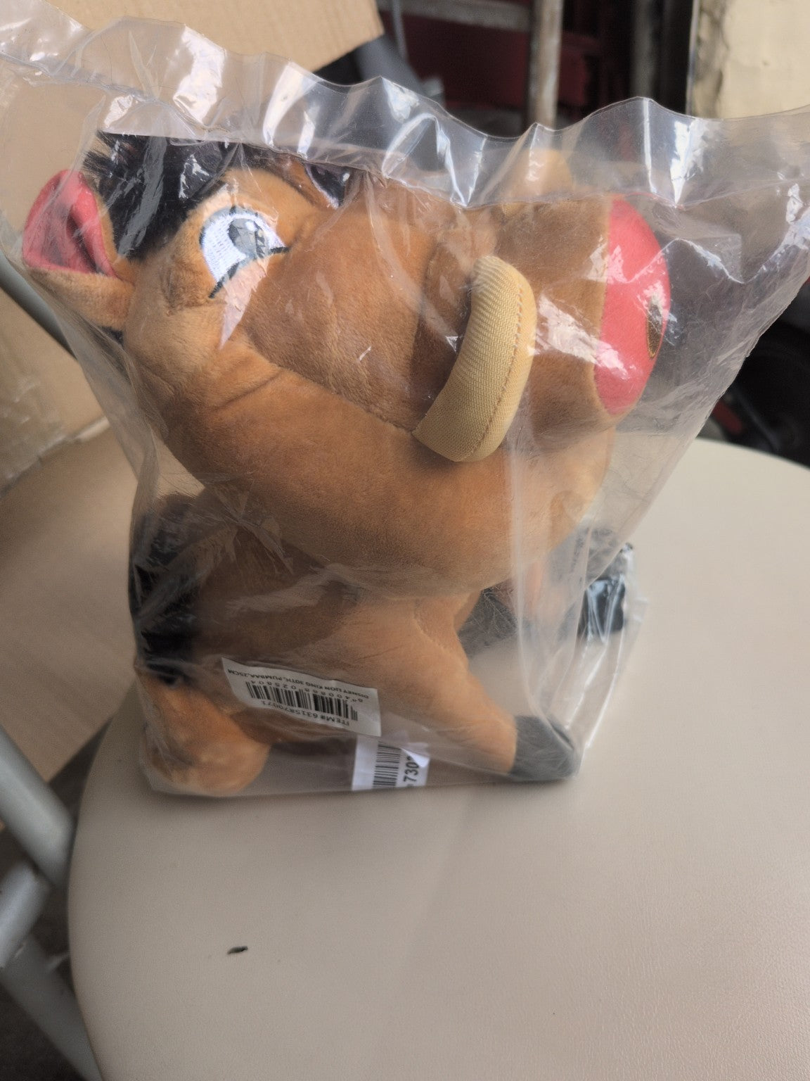 Peluche Pumbaa Le Roi Lion Disney