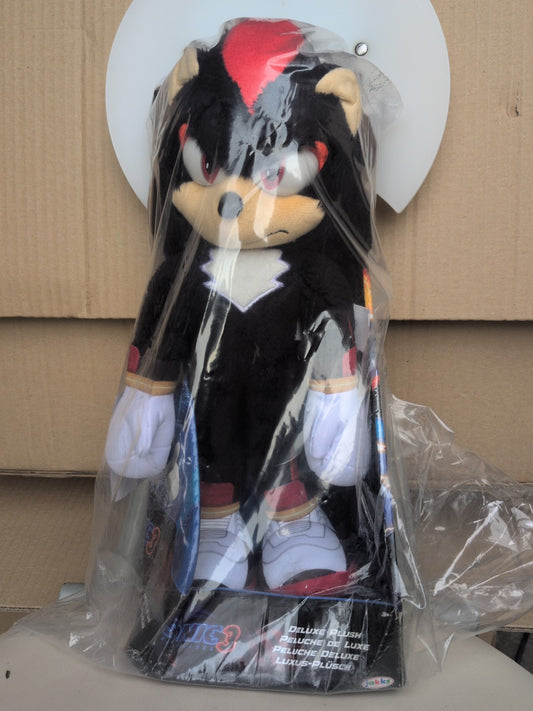 Peluche Shadow Deluxe Sonic 3 Movie Jakks Pacific en boîte