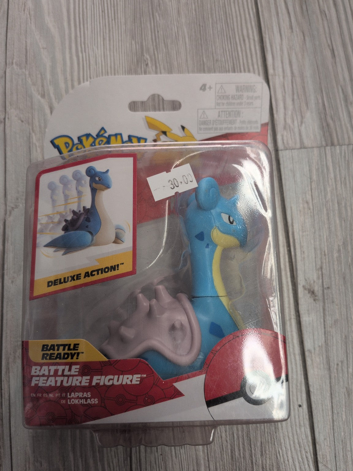 Pokémon Lapras figurine face avant en boîte