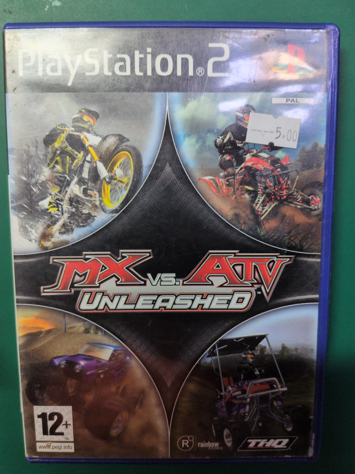 Jeu PS2 MX vs ATV Unleashed - face avant
