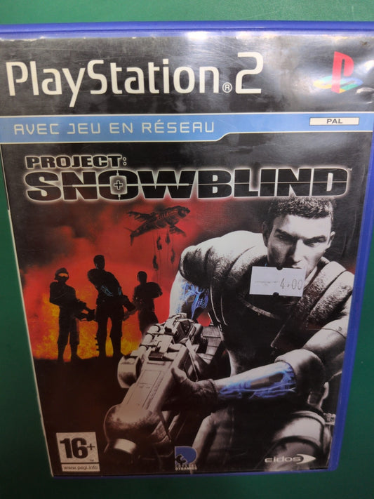 Jeu PS2 Project Snowblind - face avant