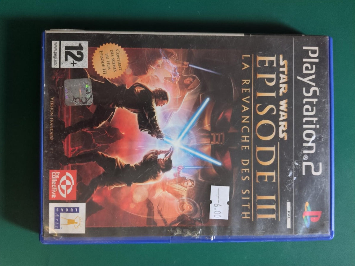 Star Wars Episode III La Revanche des Sith PS2 PAL - face avant