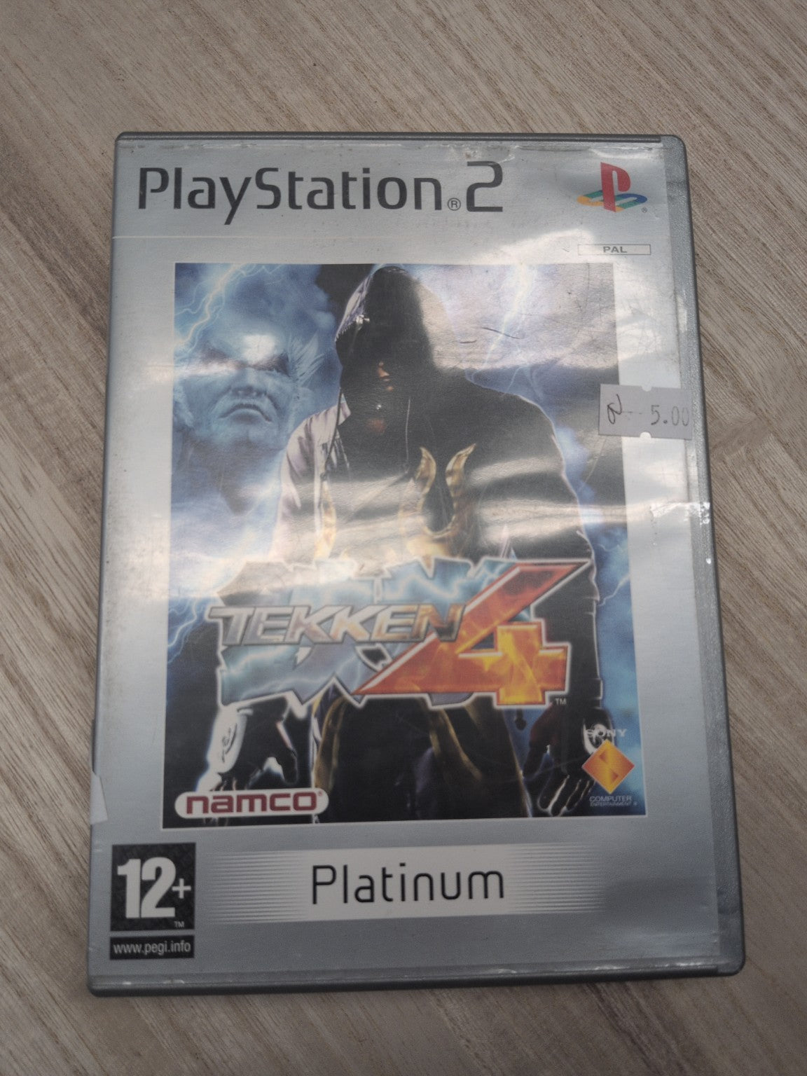 Jeu PlayStation 2 Tekken 4 Platinum - face avant
