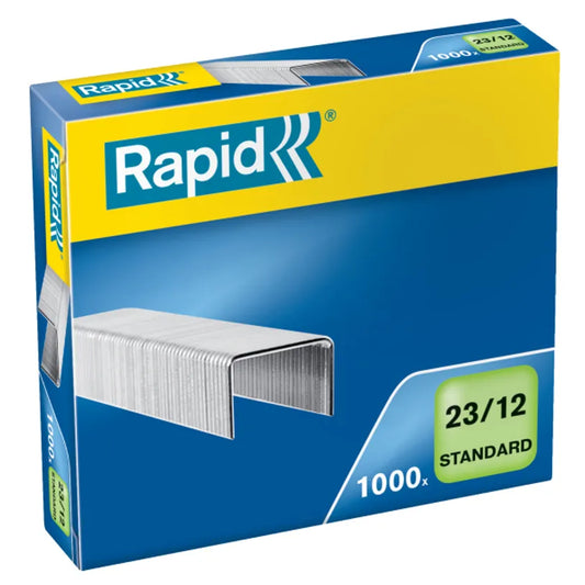 Rapid 23-12 boite de 1000 recharges pour agrafeuse