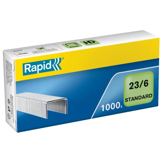 Rapid 23/6 - Boîte de 1000 recharges pour agrafeuse