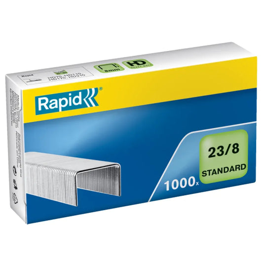 Rapid 23/8 - Boîte de 1000 recharges pour agrafeuse