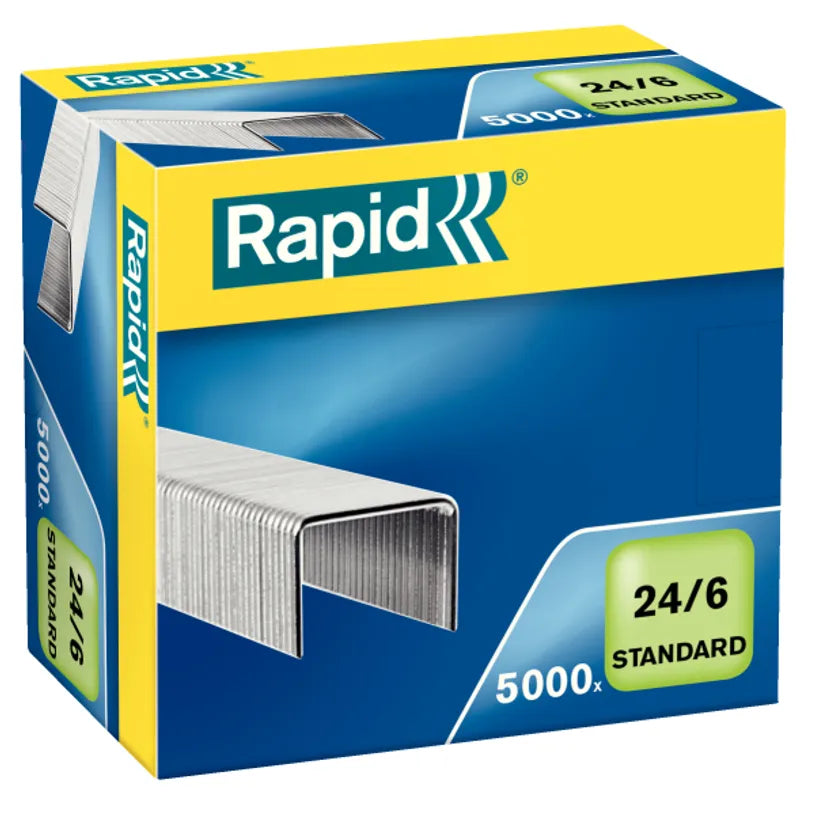 Rapid 24/6 - Boîte de 5000 recharges pour agrafeuse