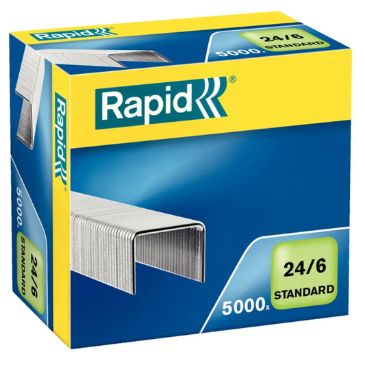 Rapid 24/6 - Boîte de 5000 recharges pour agrafeuse