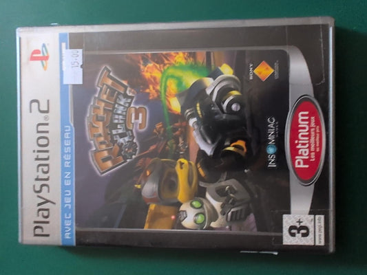 Ratchet & Clank 3 Platinum - PlayStation 2 PAL - face avant