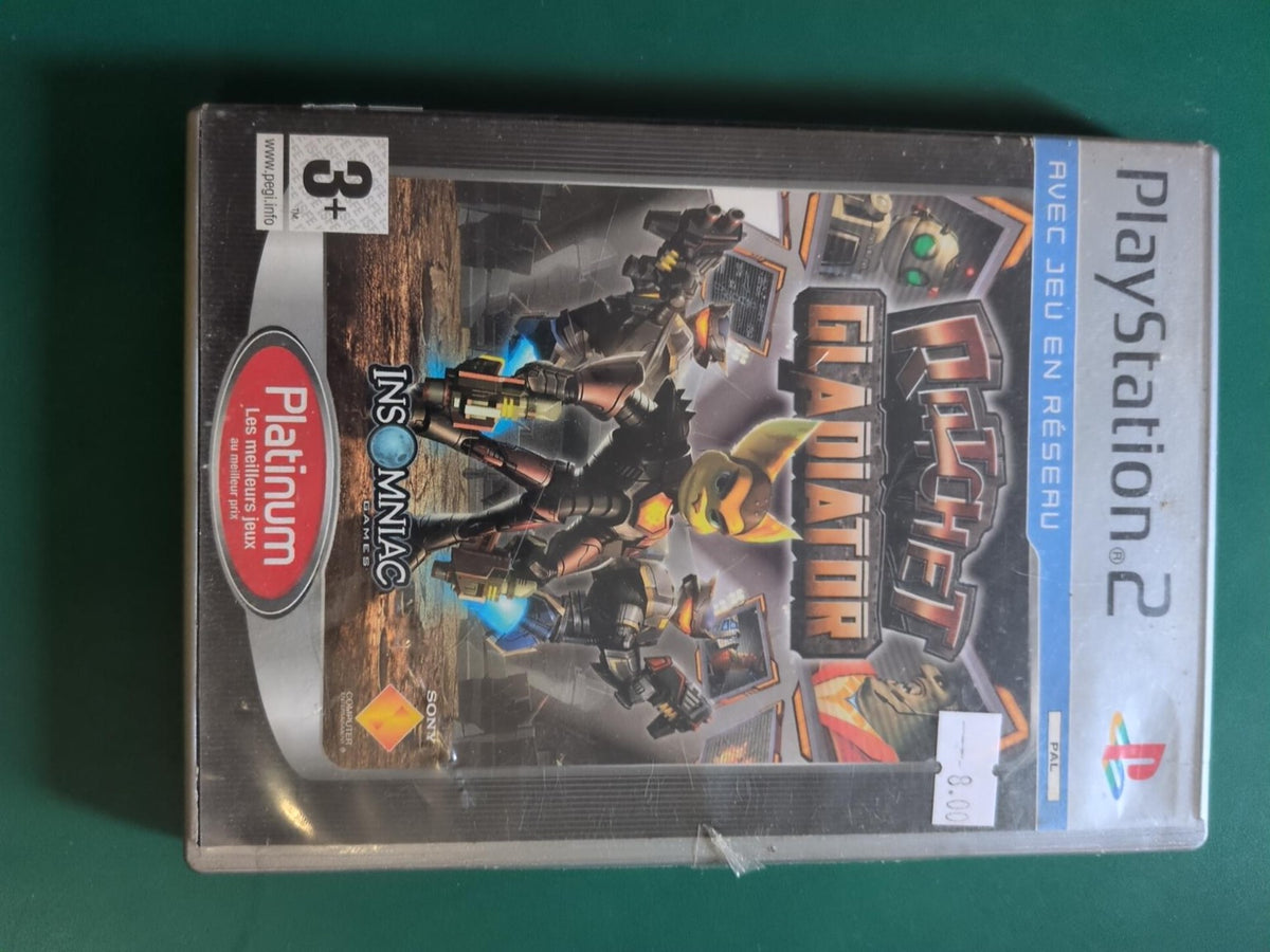 Ratchet Gladiator PS2 Platinum PAL - face
