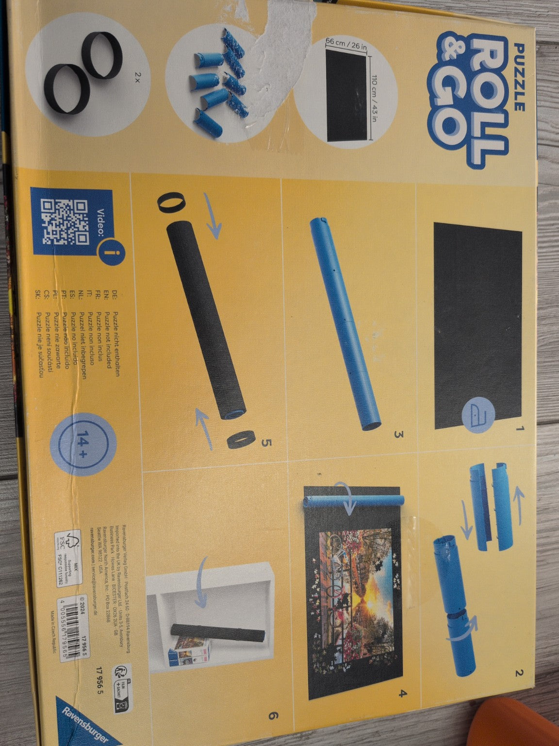 Ravensburger Roll & Go tapis de puzzle dos