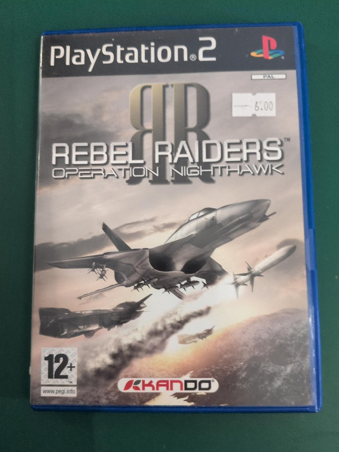 Rebel Raiders Operation Nighthawk PS2 PAL - face avant