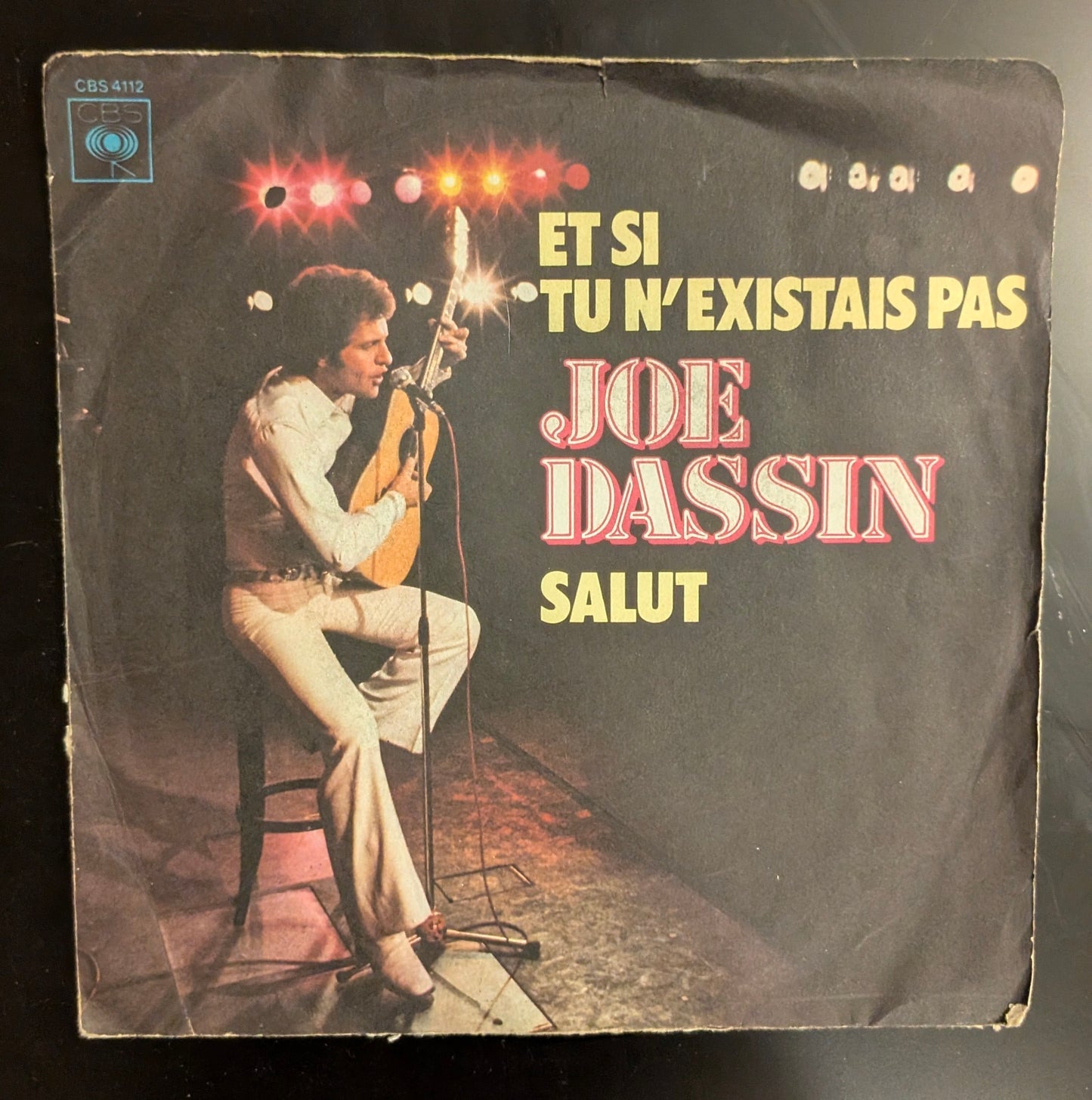 Joe Dassin – Salut / Et Si Tu N'Existais Pas , vinyle 45 tours