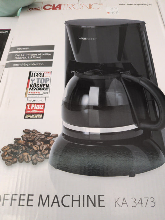 Clatronic KA 3473 - Cafetière filtre noir