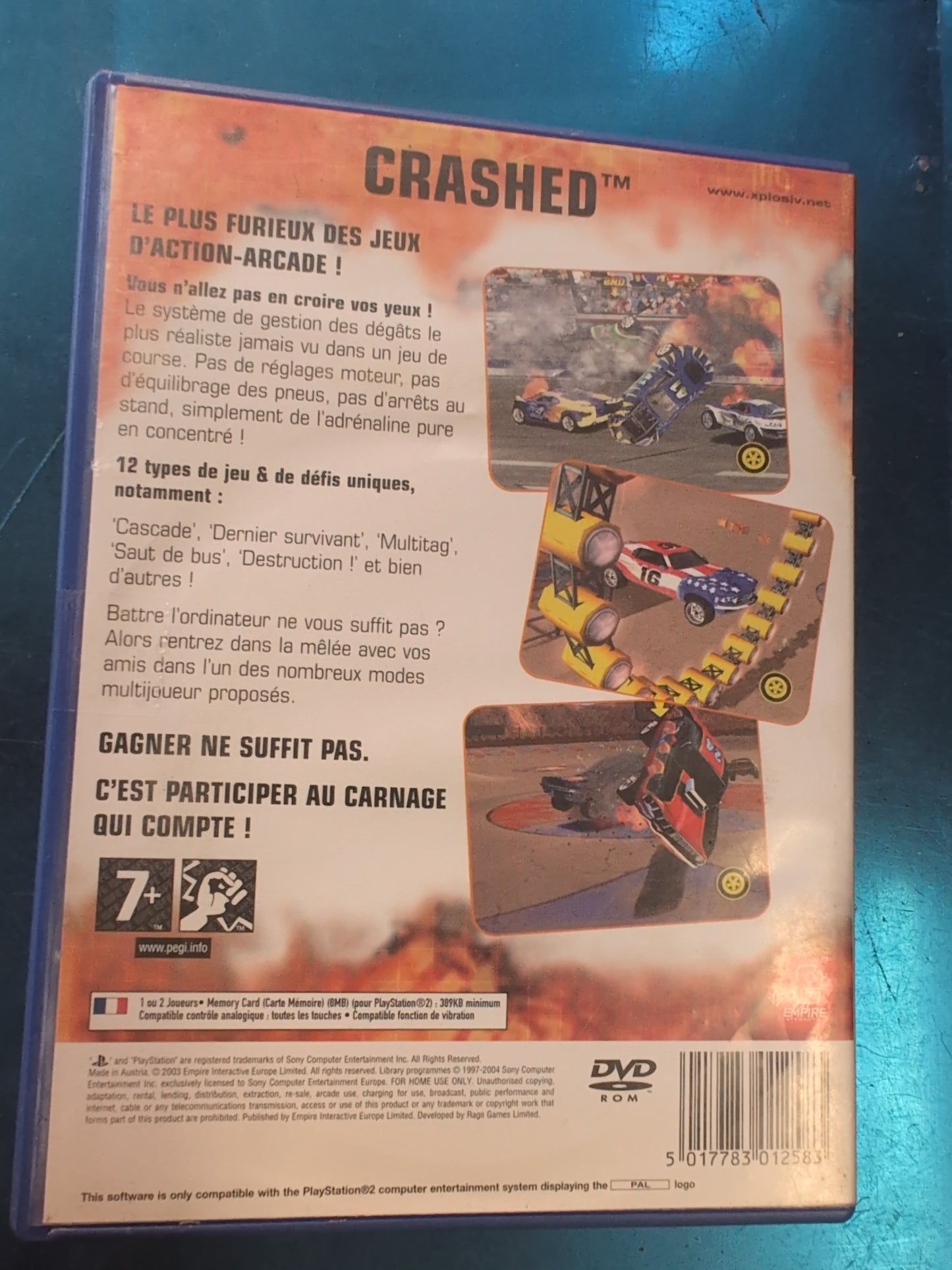 Crashed – PlayStation 2 PS2 PAL – Jeu d’action / course
