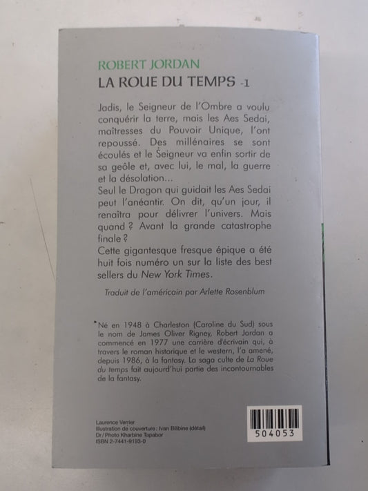 La Roue du Temps – tome 1 – Robert Jordan – quatrième de couverture