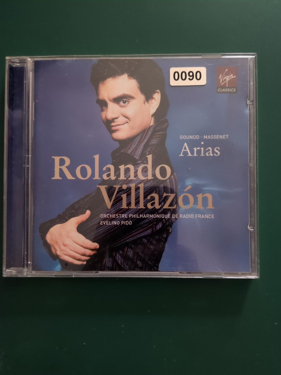 Rolando Villazón – Arias de Gounod et Massenet – CD Virgin Classics, face avant