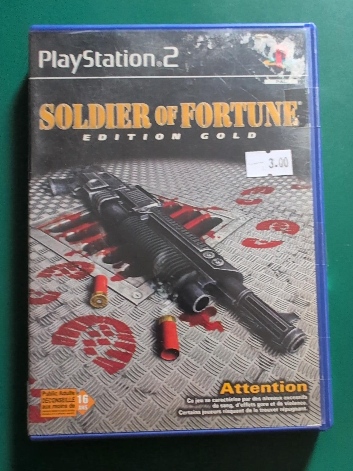 Soldier of Fortune Gold Edition PS2 PAL - face avant