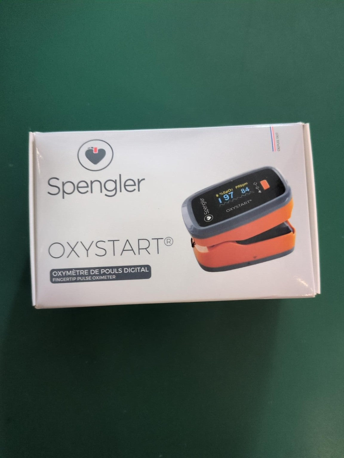 Spengler Oxystart oxymètre de pouls digital neuf - face avant