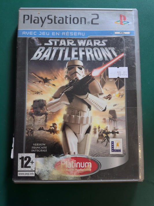Star Wars Battlefront PS2 Platinum PAL - face avant