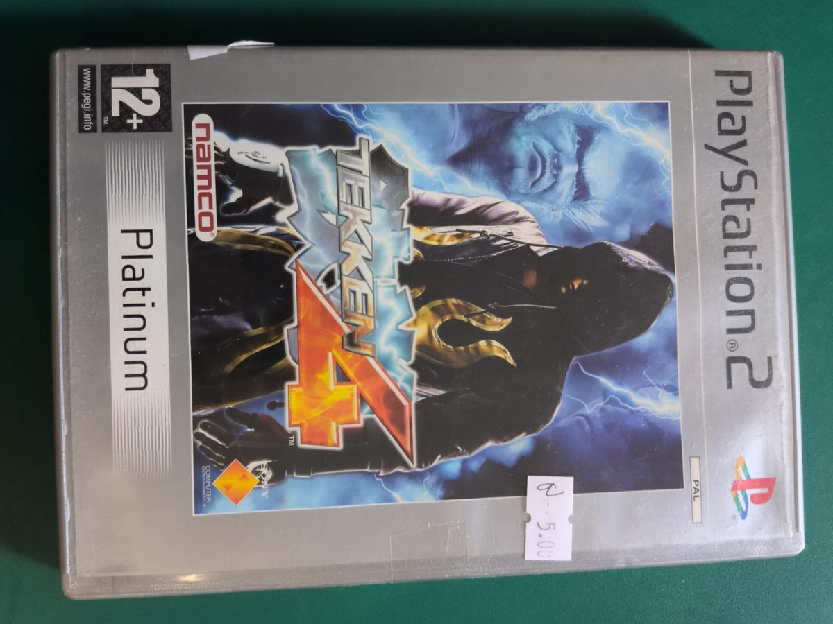 Tekken 4 Platinum PlayStation 2 PS2 PAL - face avant