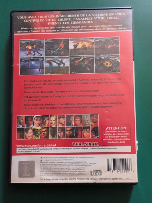 Tekken Tag Tournament - PlayStation 2 PAL - dos