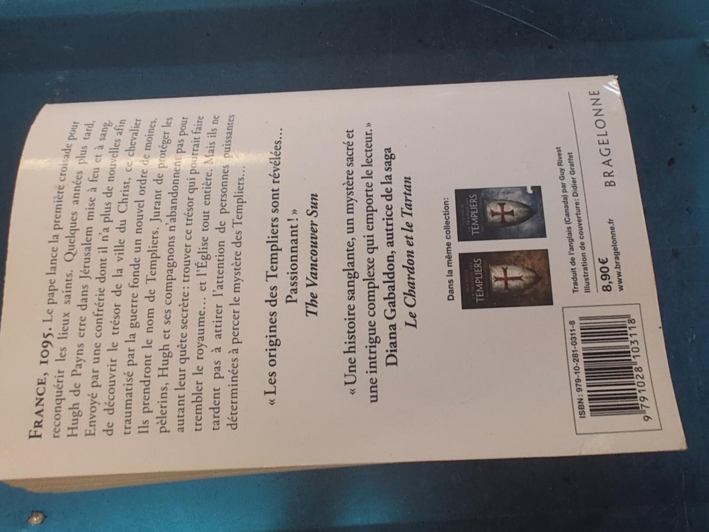 La trilogie des Templiers tome 1 Les Chevaliers du Christ de Jack Whyte – quatrième de couverture