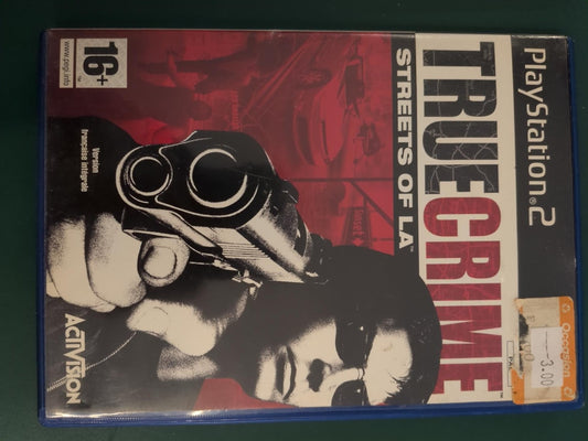 True Crime Streets of LA PS2 PAL - face avant